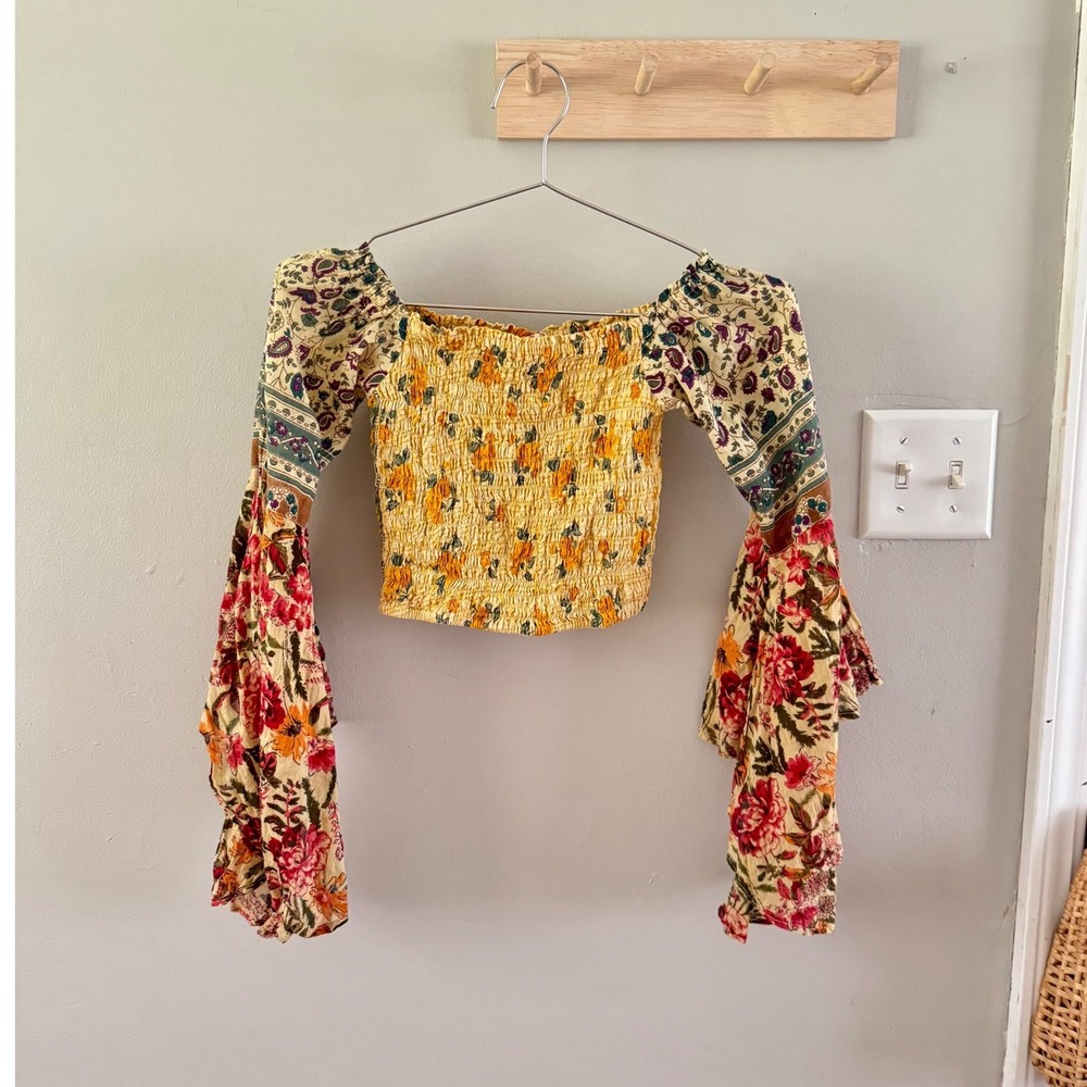 Boho floral long sleeve